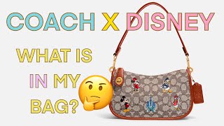 COACH X DISNEY 50th Swinger 🪄 CLOSE Up Look + WIMB + What Fits!