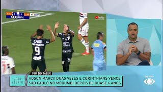 Renata Fan e Denilson apontam erros do São Paulo na derrota para o Corinthians