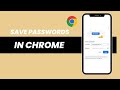 How To Automatically Save Passwords in Google Chrome
