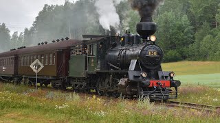 Steam Locomotive Tk3 Pikku-Jumbo 1136 at Porvoo on the 16th and the 17th of July 2022