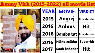 Ammy Virk all movie list movie list verdict 2023  list #movie #ammyvirk