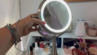 Zadro Lighted Makeup Mirror 10X Magnification LED 11' Dia Makeup Mirror Review