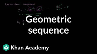 Geometric sequence or progression