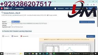 In Practice 365/2021 Integrated Capstone Project 6 Part B-Excel | SIMnet Assignment Complete Video