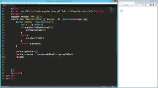 AngularJS Promises with $q