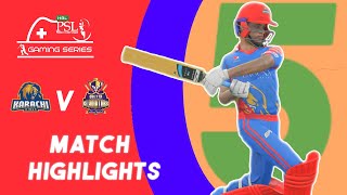 Karachi Kings vs Quetta Gladiators | Match 1 | PSL 5 Gaming Series | Cricket 19