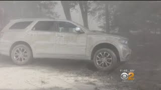 Loose Rock Smashes Through Sunroof, Strikes Yosemite Driver