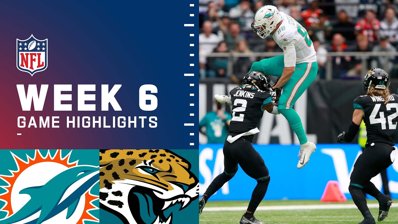 Dolphins Vs. Jaguars Week 6 Highlights | NFL 2021 - Win Big Sports