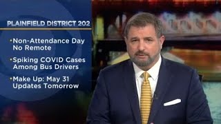 Plainfield School District 202 Cancels Monday Classes Due To COVID Spike Causing Shortage Of Bus Dri