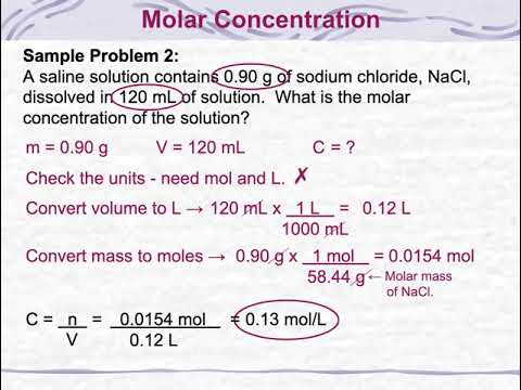 Molarity Molality Volume Mass Percent Mole Fraction Density Solution Molarity Molality Volume Mass Percent Mole Fraction Density Solution
