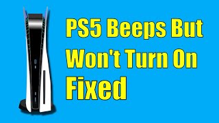 PS5 No Power | One Beep No Boot Diagnosis and Repair