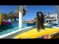 montanha russa front seat on ride pov 4k aquashow park algarve portugal