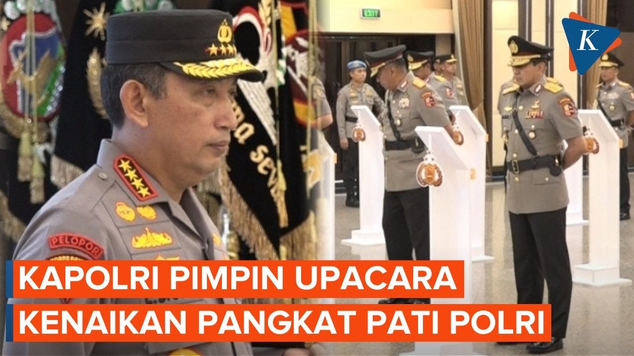 Kapolri Pimpin Upacara Serah Terima Jabatan Dan Kenaikan Pangkat Pati ...