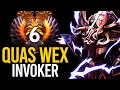 EPIC RANK 6 INVOKER QUAS WEX BUILD + ORCHID vs STORM SPIRIT MID | Dota 2 Invoker