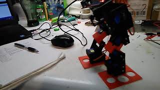 12 DOF Biped Robot Legs controlled by Arduino Nano