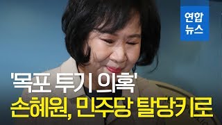 [풀영상] 더불어민주당 손혜원 의원 목포 부동산 투기 의혹 관련 기자회견  / 연합뉴스 (Yonhapnews)