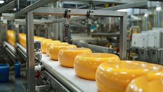 How Cheese is Made in Factory | Inside Cheese Production Process