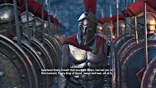 Assassin's Creed Odyssey - All Leonidas & 300 Spartans Cutscenes (PS4 Pro)