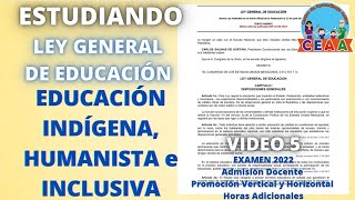 CEAA LGE Educación Indígena Humana Inclusión Examen Admisión Promoción Vertical Horizontal USICAMM