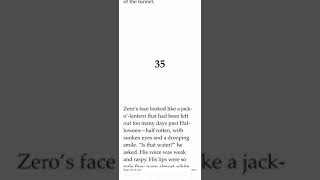 Holes Chapters 35-36