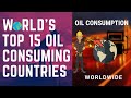 WORLD'S TOP 15 OIL CONSUMING COUNTRIES | OIL CONSUMPTION 1965-2020