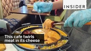 This Hong Kong cafe twirls its meat in cheese