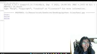 Topic 17 Python Booleans