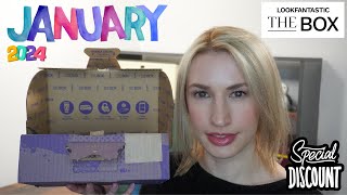 LOOKFANTASTIC BEAUTY BOX JANUARY 2024 \u0026 DISCOUNT CODE