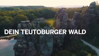 Externsteine und Hermannsdenkmal im Teutoburger Wald