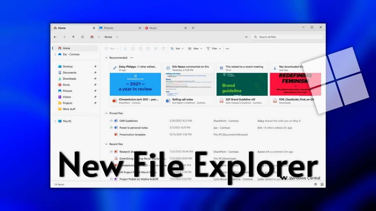 How To Enable New File Explorer In Windows 11 22H2 - YouTube