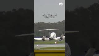 Pilot lands plane with no landing gear