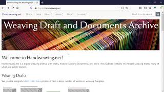 Handweaving.net Working with Drafts