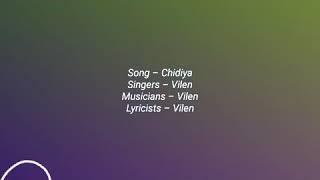 chidiya vilen song || chidiya vilen song lyrics