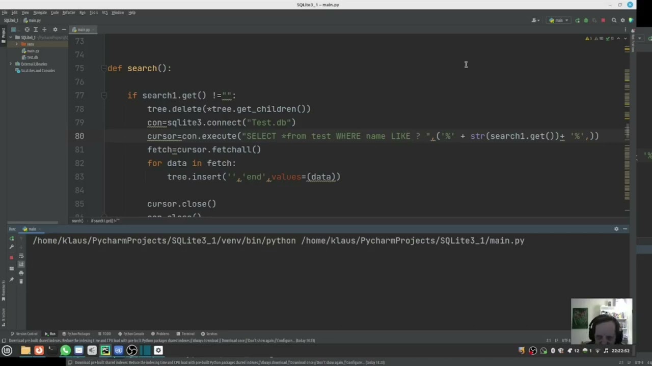 Python Tkinter SQLite3 Teil7 - YouTube