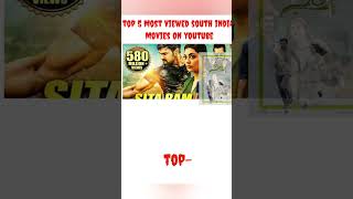 most viewed south indian movies// top movies on youtube| most viewed south ind