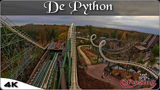 4K | EFTELING - PYTHON (2025) | POV | Vecoma Corkscrew