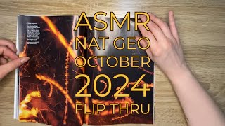 ASMR National Geographic October 2024 Flip Thru