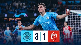 HIGHLIGHTS! ALVAREZ STARS AS CITY START CHAMPIONS LEAGUE DEFENCE WITH WIN | Man City 3-1 Red Star