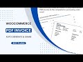 How to Generate and Autosend Custom PDF Invoice for  WooCommerce Orders | Add WooCommerce Features