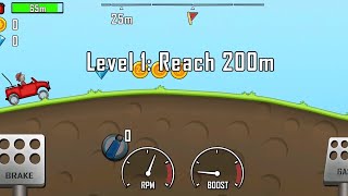Hill climb racing gameplay walkthrough part-2 (Android, iOS) #walkthrough#hillclimbrace #cartoongame