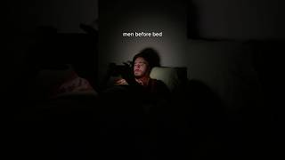 men vs women: before bed routines #shorts #comedy #funny