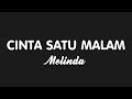 cinta satu malam melinda instrumental karaoke