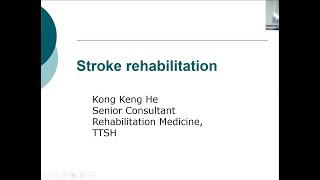 HNF CME Session 1 - Functional Rehabilitation for Frail Elders in the community