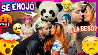 NANDO LE DA UN BESO A MÍA Y PANDA REACCIONA ASÍ...