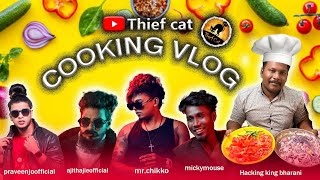 Cooking vlog 🍽️🥘😂 FUN💯 @thiefcat-praveenjo  #cooking  #vlog  #tamil #funny #tranding