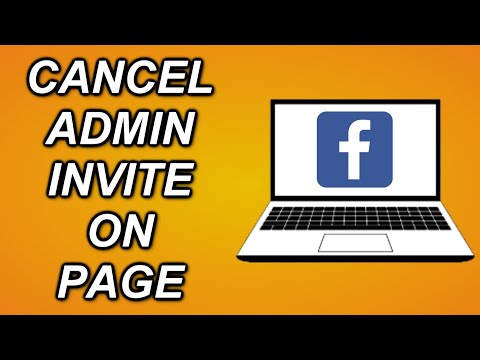 How to cancel the ADMIN invitation on your Facebook page! Avoid Facebook Page Incidents