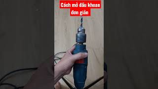 Cách mở đầu khoan đơn giản