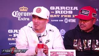 Brandon Rios tells Danny Garcia "I'm gonna go in there with Heart & Balls"