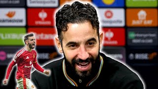 'We are LUCKY to have Bruno Fernandes! REALLY IMPORTANT! PASSION!' | Ruben Amorim | Fulham v Man Utd