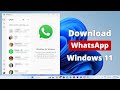 How to Download & Install WhatsApp on Windows 11